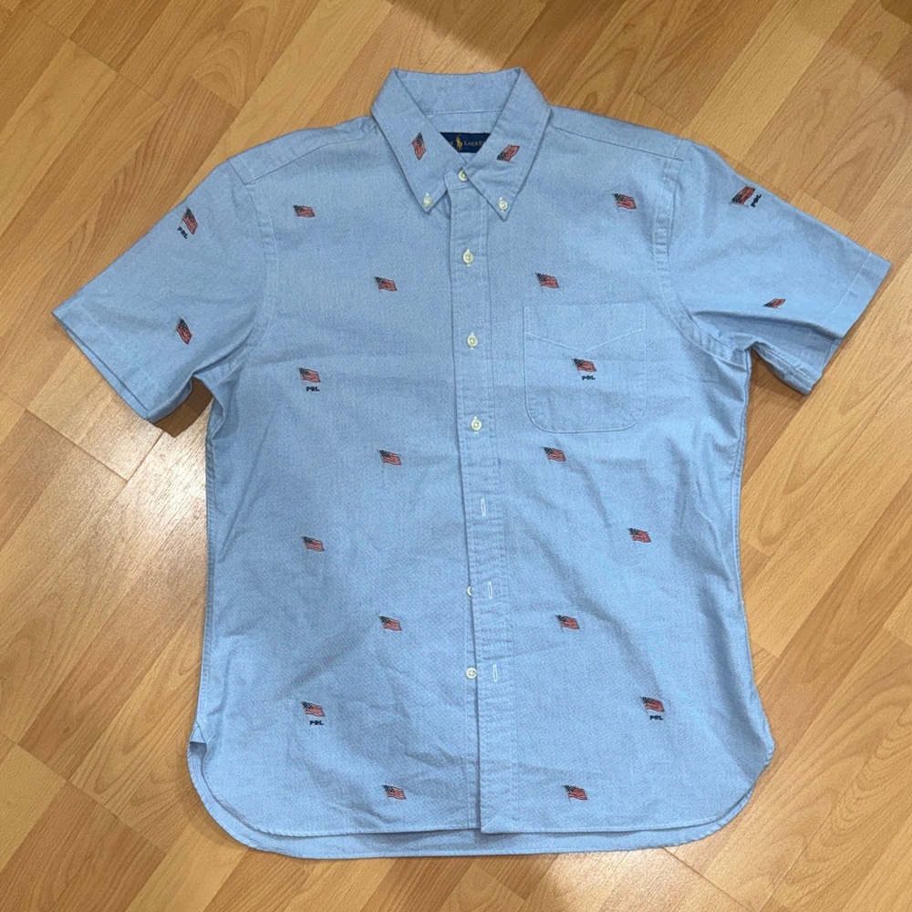 Polo Ralph Lauren American Flag Short Sleeve Button Down